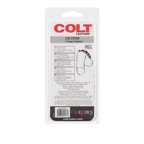 COLT ADJUST 5 SNAP LEATHER