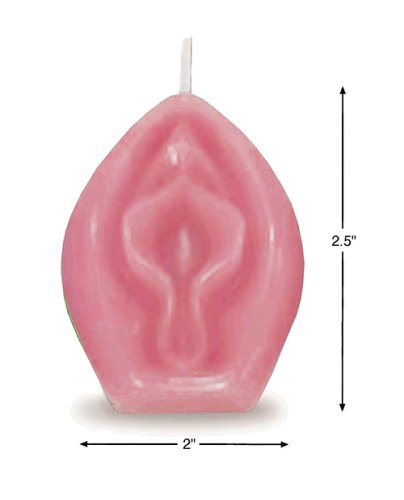 Eden\'s Vagina Candle - Rose - Vanilla