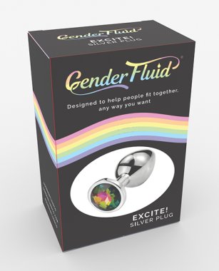 Gender Fluid Excite! Plug - Silver