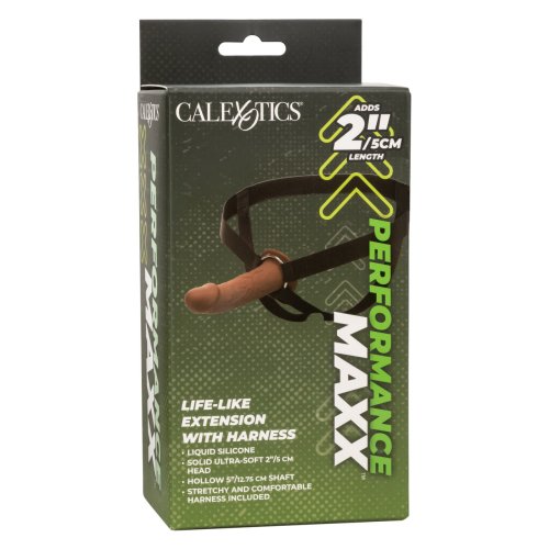 PERFORMANCE MAXX LIFE-LIKE EXTENSION W/ HARNESS BROWN