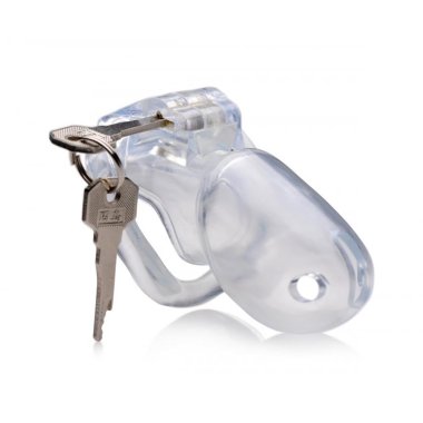 Clear Captor Chastity Cage - Large *