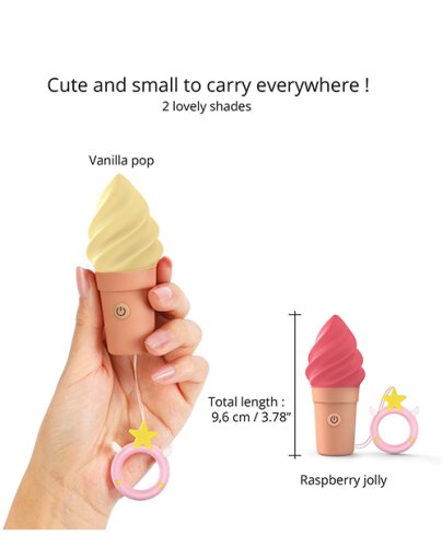 Love to Love Cand\'ice Ice Cream Cone Stimulator - Vanilla Pop