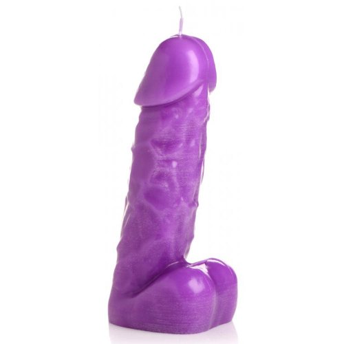 Dark Pecker Drip Candle - Purple