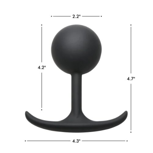 Comfort Weighted Silicone Plug 4.7\" - XL