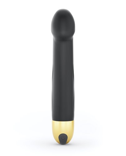 Dorcel Real Vibration M 8.6\" Rechargeable Vibrator 2.0 - Black/Gold