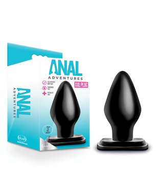 ANAL ADVENTURES XXL PLUG BLACK