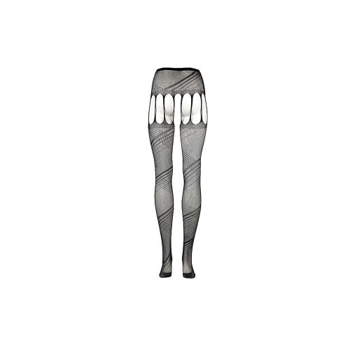 Le Désir Crotchless Cut-Out Pantyhose OS