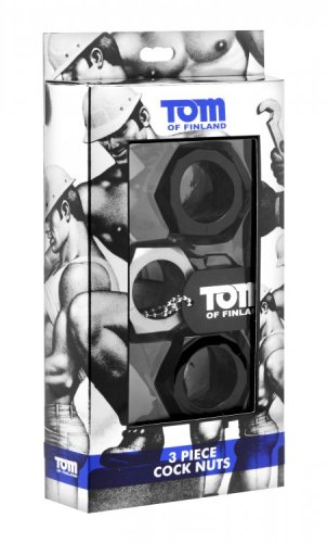 TOM OF FINLAND 3 PIECE COCK NUTS