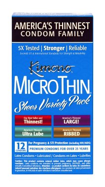 KIMONO MICROTHIN SHEER VARIETY 12 PACK