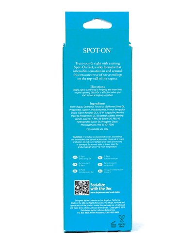 Spot On G-Spot Stimulating Gel for Women - 2 oz Tube