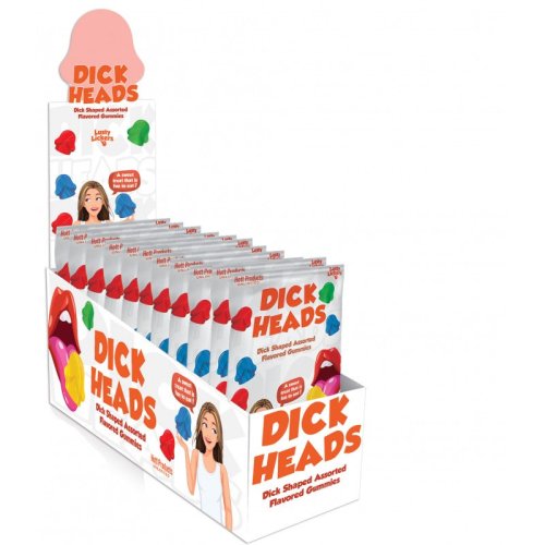 Dick Heads Gummies - 12pc Display