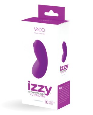 VeDO Izzy Rechargeable Clitoral Vibe - Violet Vixen
