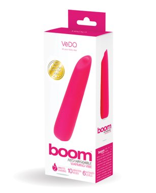 VEDO BOOM RECHARGEABLE WARMING VIBE FOXY PINK