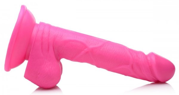 POP 6.5IN DILDO W/ BALLS PINK