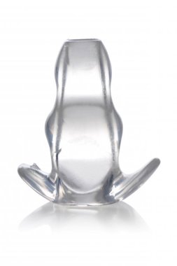 MASTER SERIES CLEAR VIEW HOLLOW ANAL PLUG SMALL