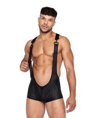 Master Singlet w/Hook & Ring Closure & Contoured Zipper Pouch Black MD