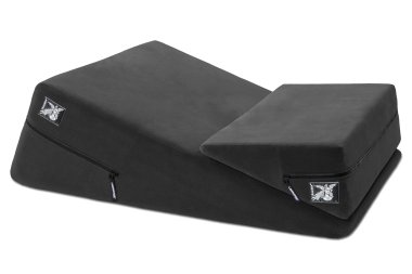 Wedge/Ramp Combo Male Packaging Black Microfiber
