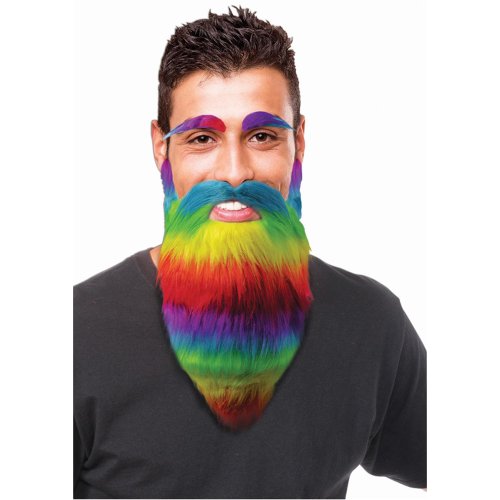 Rainbow Eyebrows & Beard