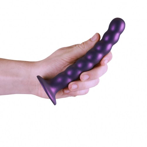 Ouch! Beaded G-Spot Dildo 6.5\'\' - Purple