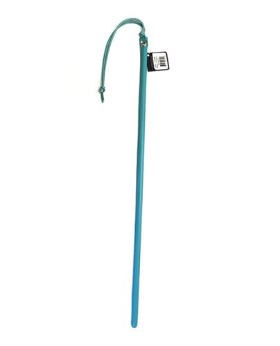 Spartacus 24\" Leather Wrapped Cane - Baby Blue