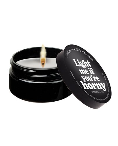 Kama Sutra Mini Massage Candle - 2 oz Light Me if You\'re Horny
