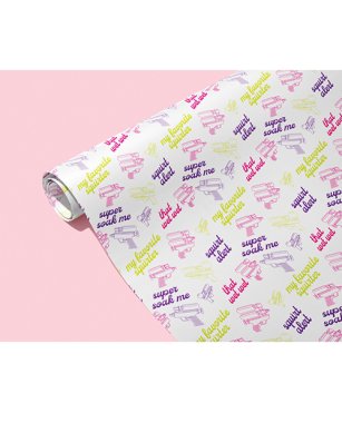 Squirt Alert Naughty Wrapping Paper