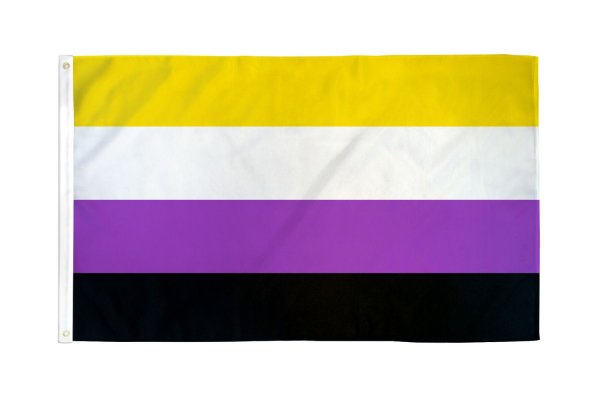 Non-Binary Flag 2\' x 3\' Polyester