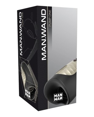 Man Wand Pump One Masturbator- Black