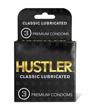 Hustler Classic Lubricated Premium Condoms - Pack of 3