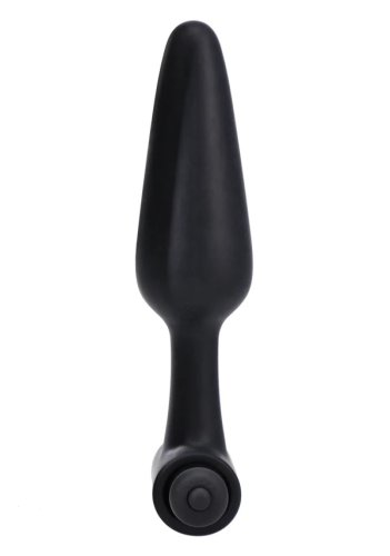 IN A BAG BUTT PLUG 5 BLACK VIBRATING \"