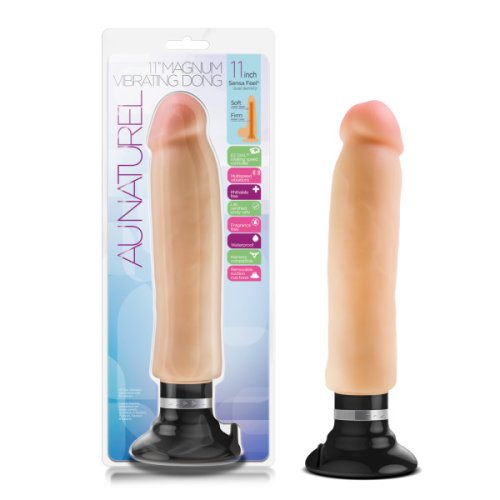 AU NATUREL 11 VIBRATING DONG BEIGE \"