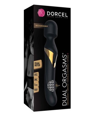 Dorcel Dual Orgasms Wand - Black/Gold