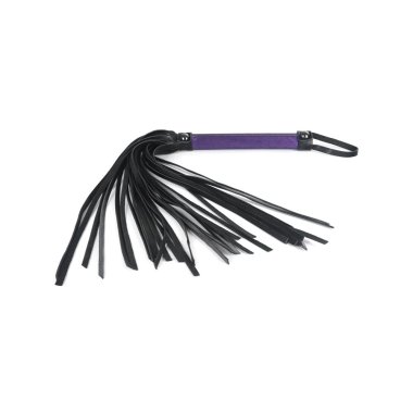 Flogger 6" Faux Leather - Galaxy Purple