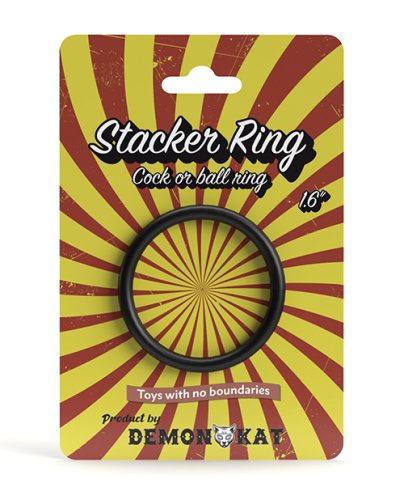 Demon Kat 1.6\' Stacker Ring - Black