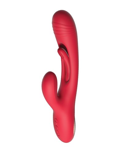 Bora G Spot Tapping Rabbit Vibrator Red Honey Play