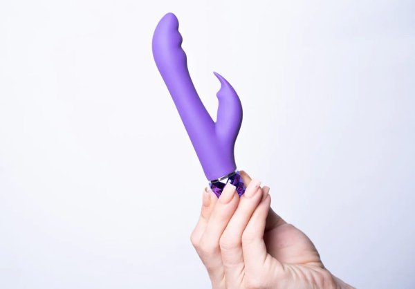 HAILEY SILICONE RABBIT PURPLE