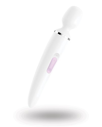 SATISFYER WAND-ER WOMAN WHITE/ CHROME (NET)