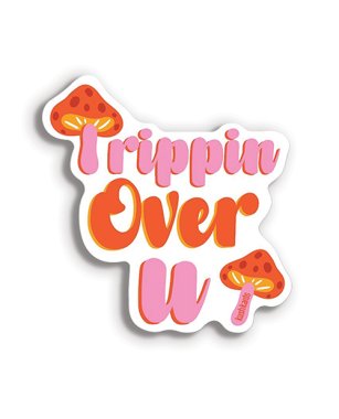 Trippin Over U Naughty Sticker - Pack of 3
