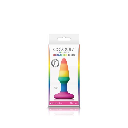 Colours Pride-Pleasure Plug-Mini Rainbow