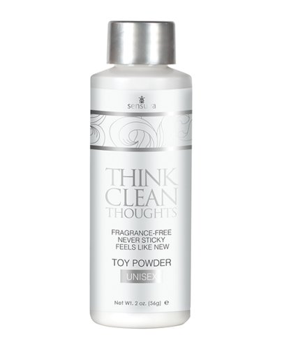 THINK CLEAN THOUGHTS TOY POWDER 2 OZ BOTTLE