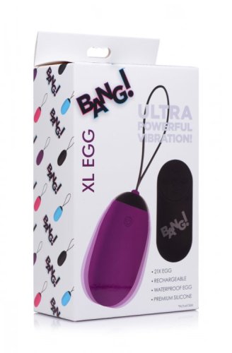 BANG! XL VIBRATING EGG PURPLE