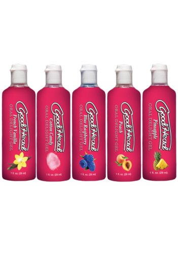 GOODHEAD ORAL DELIGHT GEL 5 PK ASSORTED FLAVORS