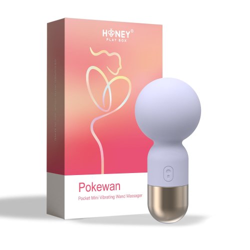 Pokewan Pocket Mini Vibrating Wand - Pur