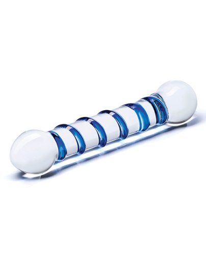 Glas 6.5\" Spiral Dildo