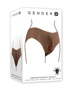 Gender X Vagina Briefs Undergarments - Dark