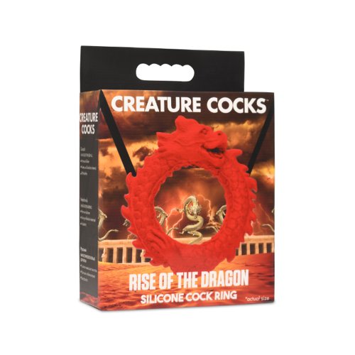 Rise Of The Dragon Silicone Cock Ring