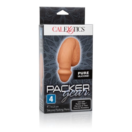 PACKER GEAR 4IN SILICONE PENIS TAN