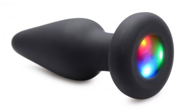 BOOTY SPARKS SILICONE LIGHT-UP ANAL PLUG SMALL