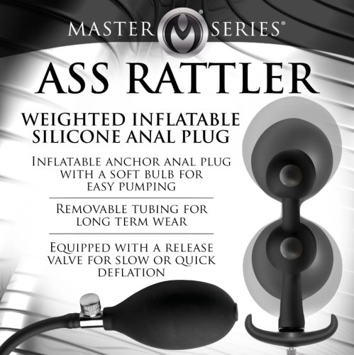 Ass Rattler Weighted Inflatable Silicone