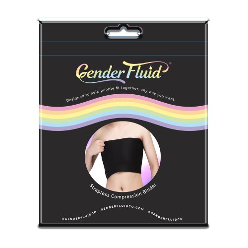 GF Strapless Chest Binder - Black XLarge